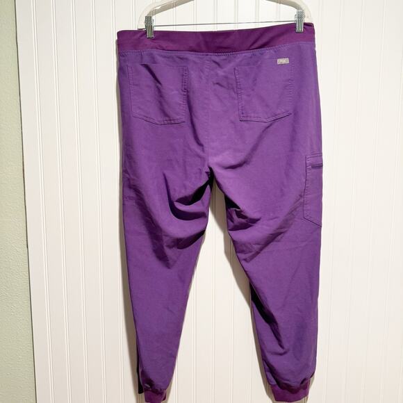Figs Zamora Joggers Scrub Pants Violet Space Dye Size XL - Picture 5 of 6